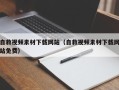 沅江自救视频素材下载网站（自救视频素材下载网站免费）